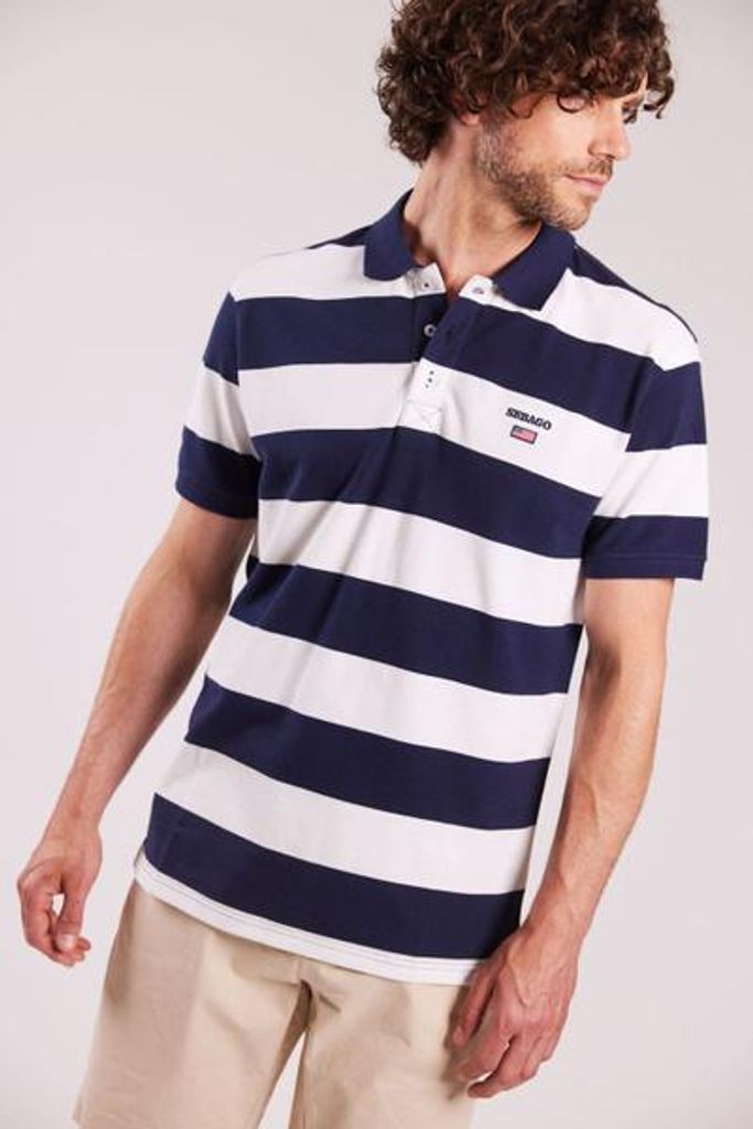 Mick Striped Pique