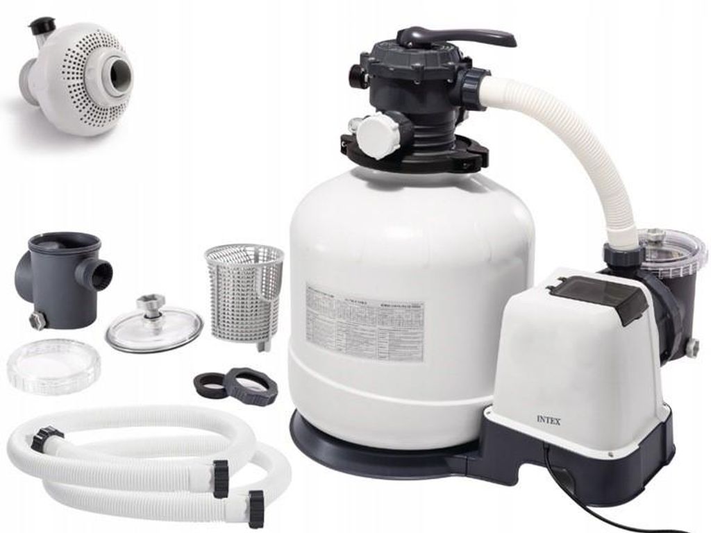 Intex 26652, Pompa filtra piaskowego, Czarny, Biały, Zdjęcie produktu 