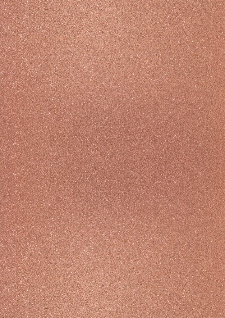 Glitterkarton A4 360g/qm dunkelkupfer Packung mit 10 Stück