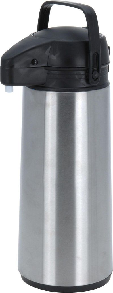 Verseuse isotherme avec mécanisme de pompage en argent/, Image du produit 