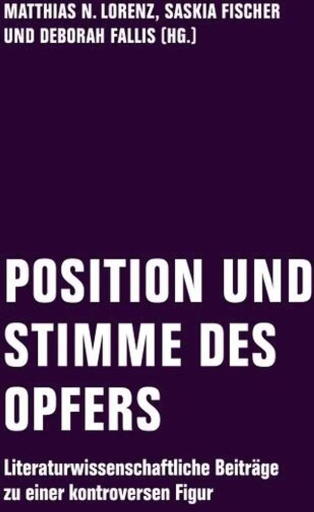 Position und Stimme des Opfers - Guide de Recherche pour Victimologues