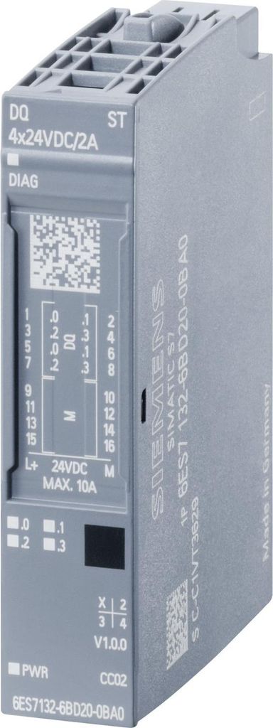 Siemens 6ES71326BD200BA0 SIMATIC ET 200SP Digitales Produktbild 