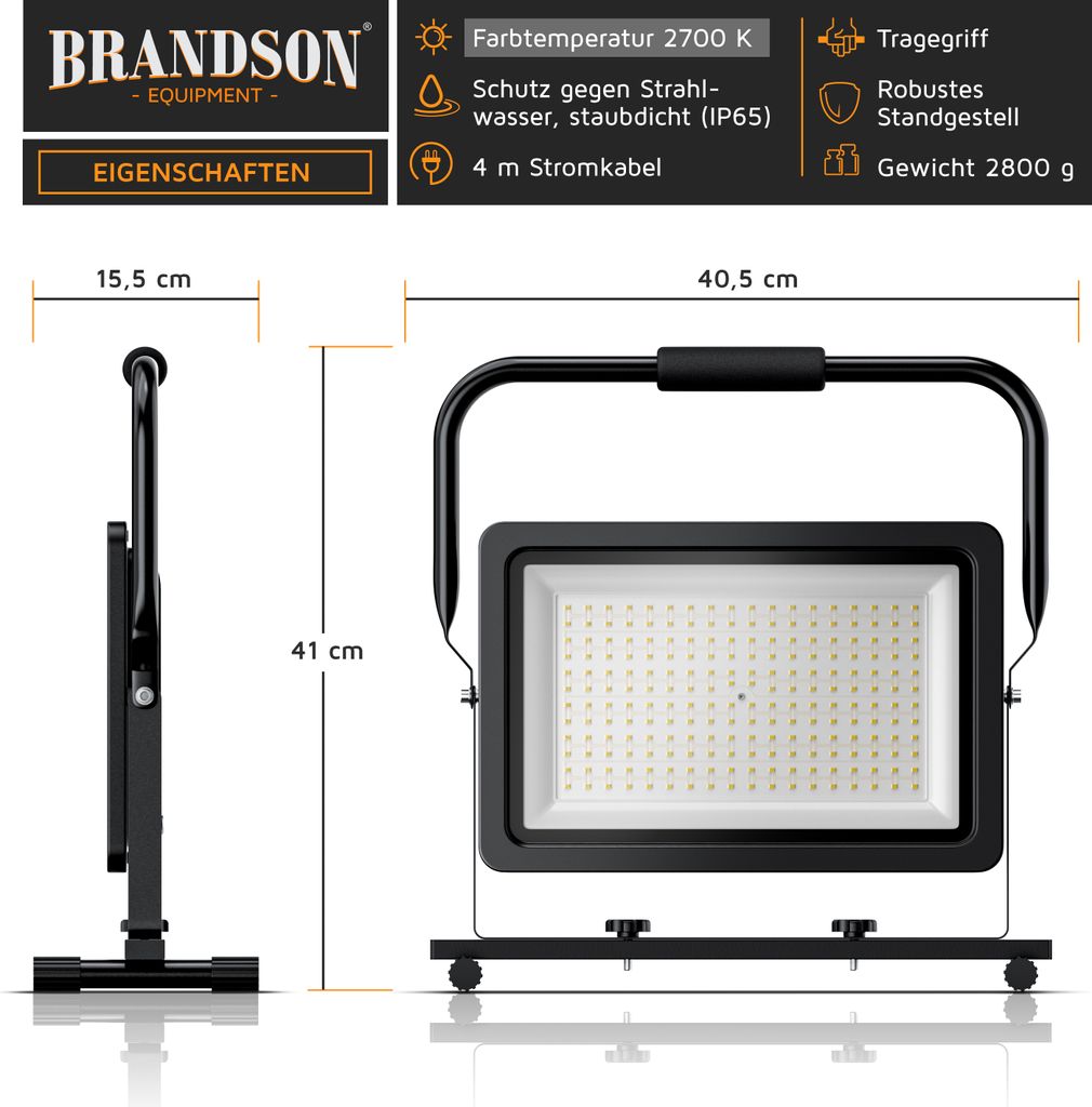 Brandson 150 Watt LED Baustrahler - | Kaufland.de