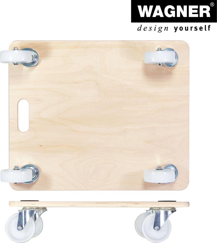 WAGNER Transport dolly MM 3171 I praktische draaiplateau I TÜV