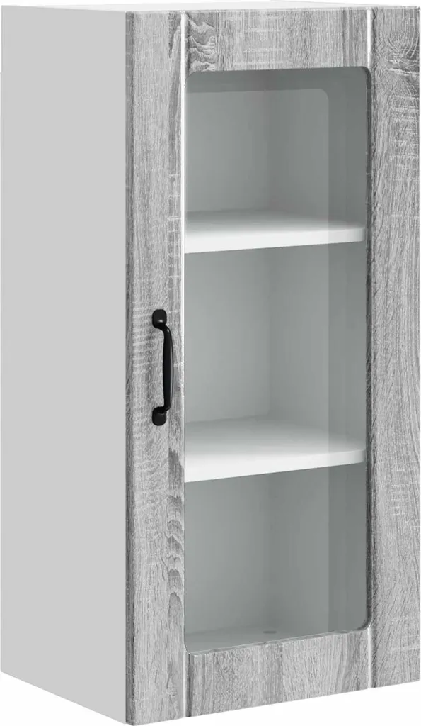 Mobiletto Cucina 40x31x80 SYFAX Grigio Sonoma | Design Minimalista