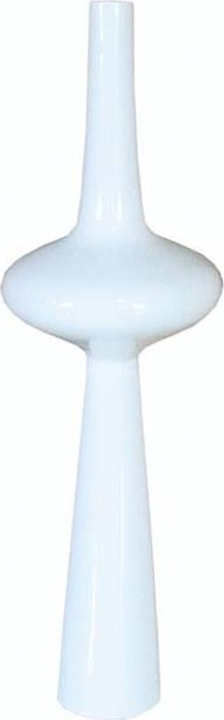 Designer Blumenvase weiss Klavierlack, wunderschöne Deko-Vase (H 90cm x B 27cm x T 27cm) - sehr edle und moderne Vase
