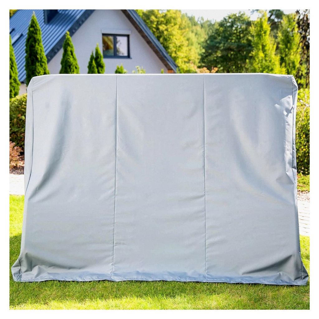 Dreieckige Abdeckung für Hollywoodschaukel 235 x 154 x 193 cm Schutzhülle für Gartenmöbel mit UV-Schutz