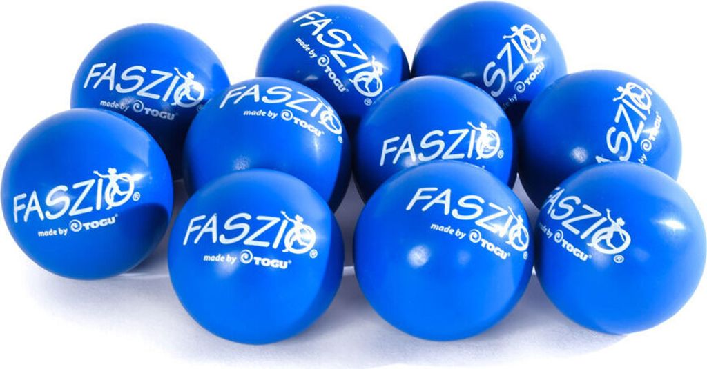 10 Togu Faszio Bälle allround, 10cm Ø - blau Produktbild 