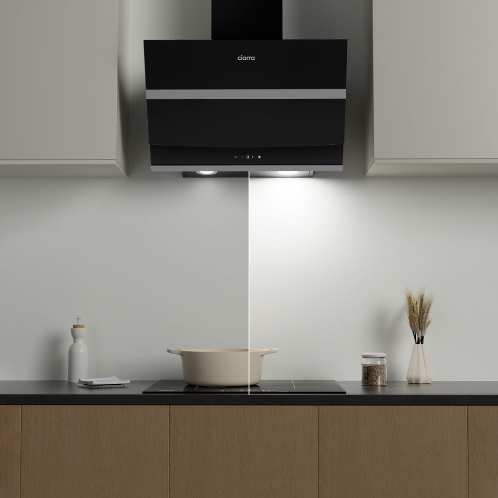 CIARRA A+++ 650 m³/h Dunstabzugshaube 60 cm Kopffreihaube Produktbild 7