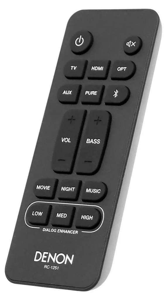Pilotez votre Barre de Son Denon avec la Télécommande RC-1251 Neuve