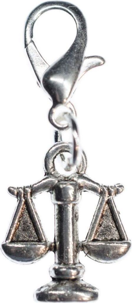 Waage Charm Miniblings Anhänger Bettelanhänger Justitia Sternzeichen Horoskop MINI