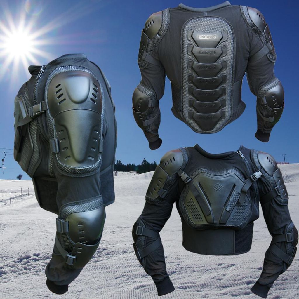 Kinder Protektorenjacke Protektoren Ski Snowboard Motocross Jacke von HEEZY - Größe XS