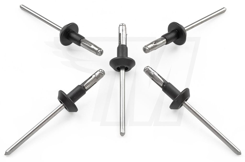 10x Blind Niet 5x20,4 mm für Volvo Verkleidung Dichtleiste Kotflügel Motorhaube Stoßstange | 9798786