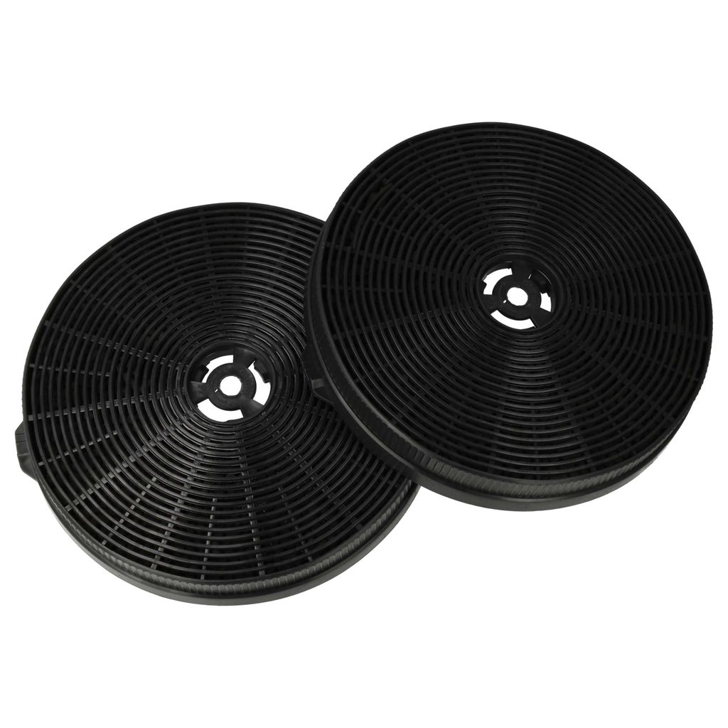 vhbw 2x Aktivkohlefilter kompatibel mit Respekta CH44099GISS Dunstabzugshaube - 17,5 cm
