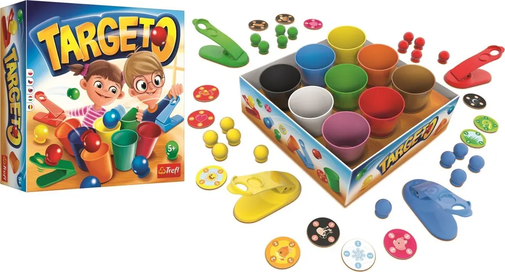 Jeu de société Targeto - Jeu d'adresse interactif pour toute la famille