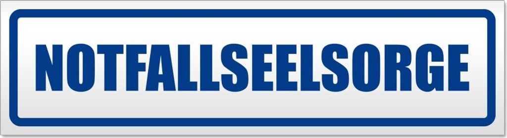 Notfallseelsorge Magnetschild Schild magnetisch