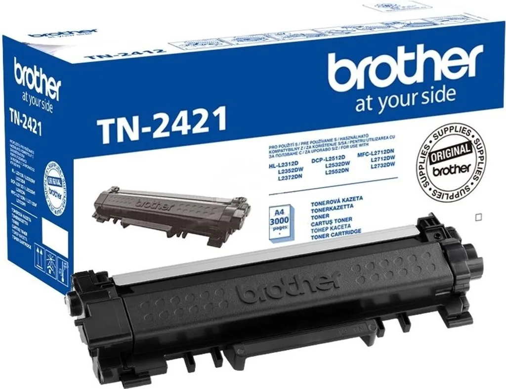 Toner Brother TN-2421 Nero | Originale Brother | 3000 Pagine High Yield