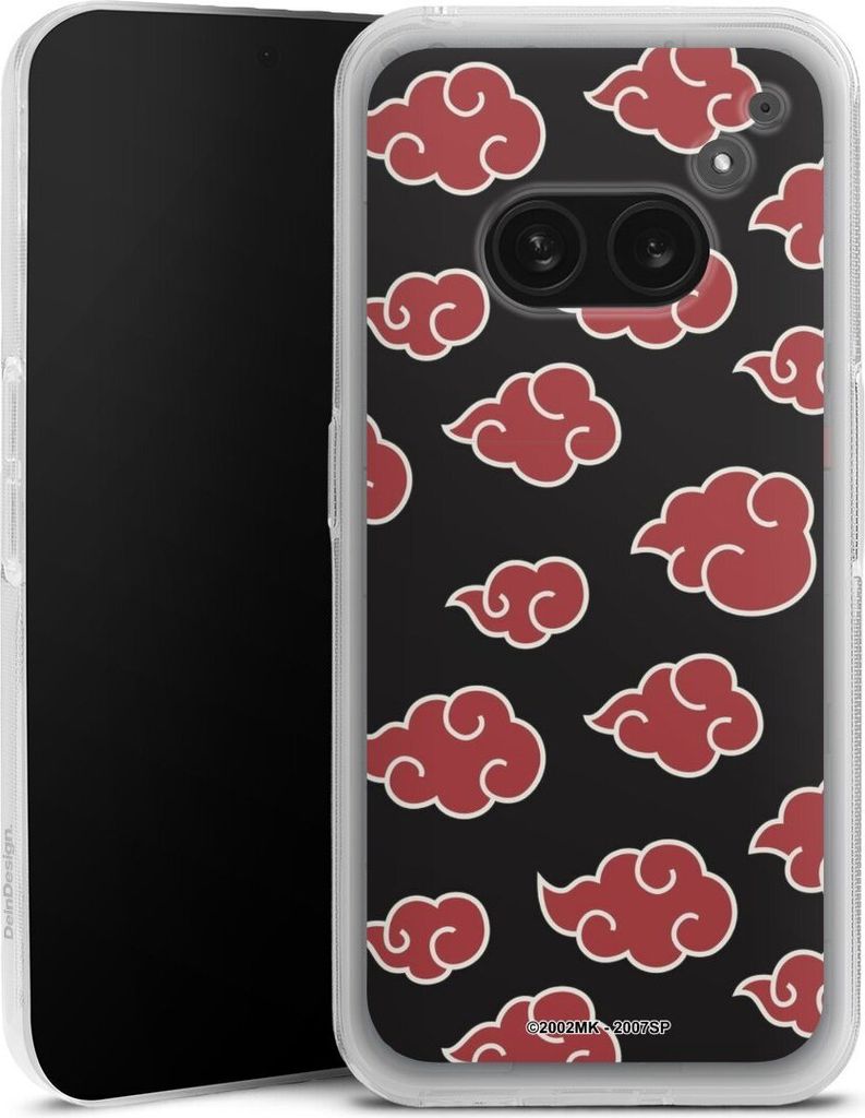 DeinDesign Handyhülle für Nothing Phone (2a) Silikon Hülle Case Smartphone Schutzhülle Naruto Shippuden Offizielles Lizenzprodukt Akatsuki