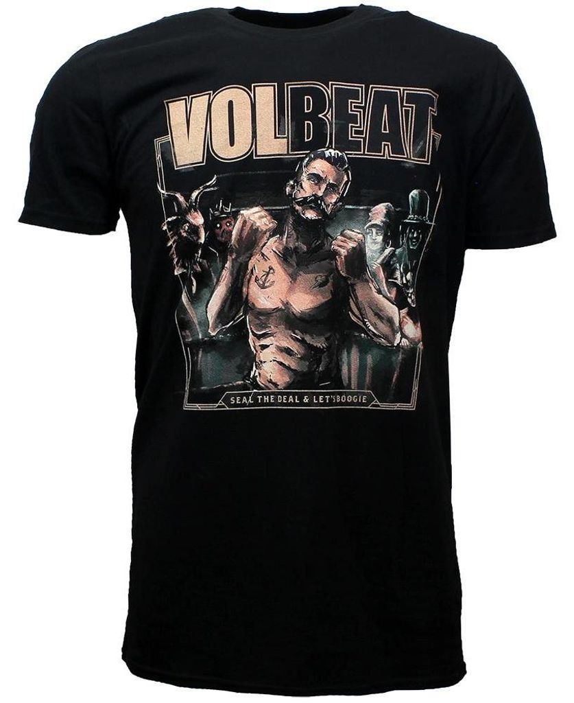 Volbeat Seal The Deal T-Shirt | Klassischer Rock- und Metal-Merch - XL