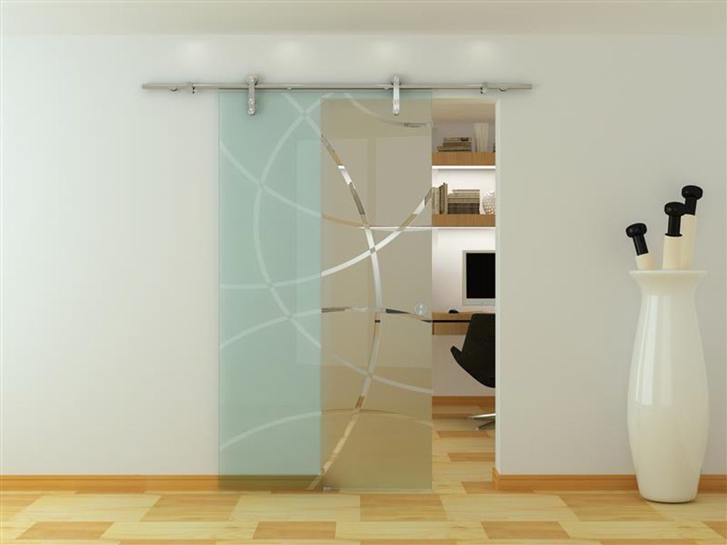 BuyLando 775x2025 mm Glasschiebetür Zimmertür 33
