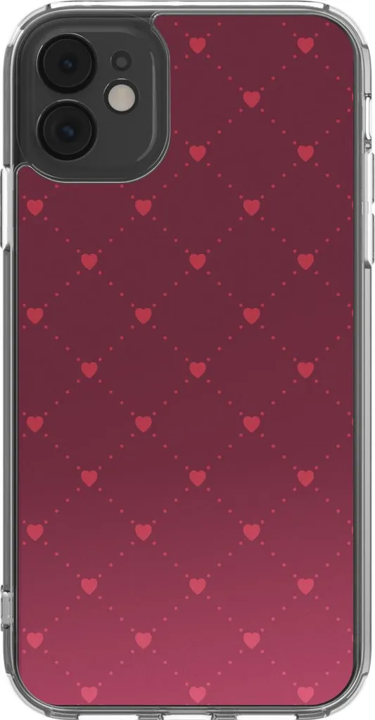 Custodia iPhone 11 iMoshion Design Crush Check Coral Dust - Protezione