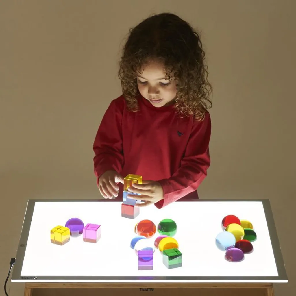 Tablette Lumineuse Pliable A2 - Support de Dessin et Éveil Sensoriel
