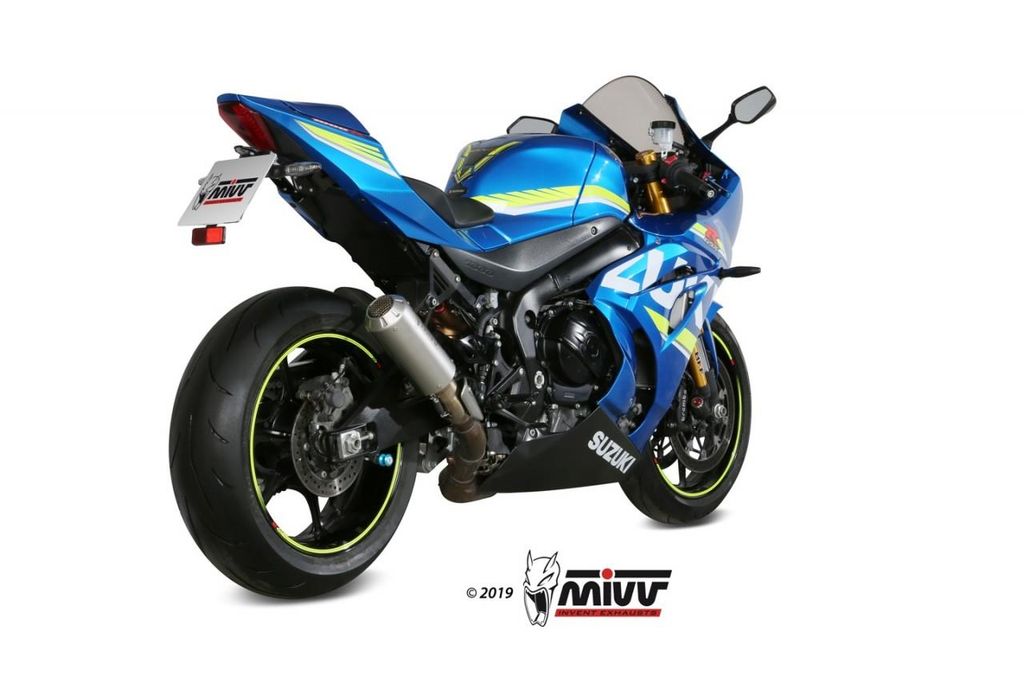 MIVV Mk3 Slip-On Auspuff aus Edelstahl für SUZUKI GSX-R 1000