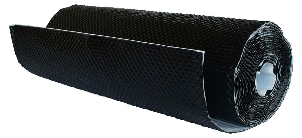 DAPRONA Wandanschlussband 3D 5m x 39cm, Schwarz, Alu, Produktbild 