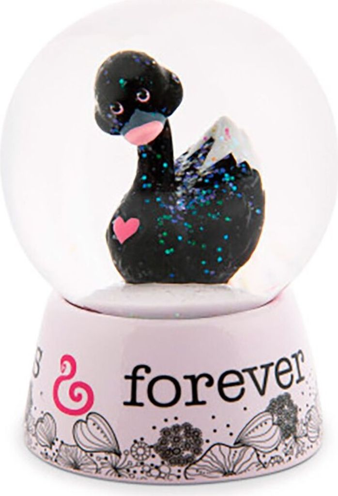 Nici Schneekugel Schwarzer Schwan 6.5 Cm Mehrfarbig Mehrfarbig One Size