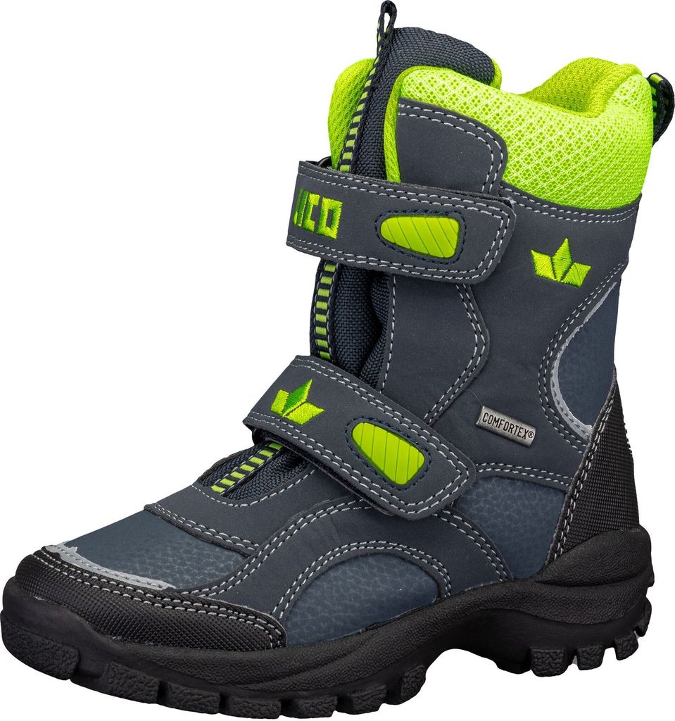 Lico Kinder Stiefel gefüttert blau Gr. 33