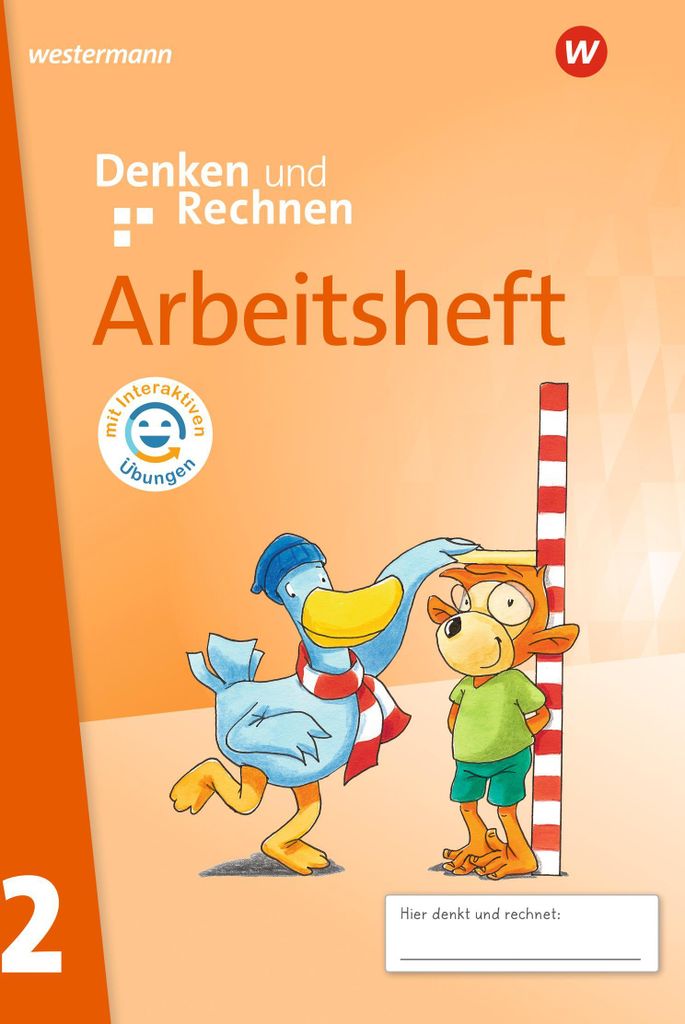 Denken und Rechnen 2. Arbeitsheft mit interaktiven Übungen. Produktbild 