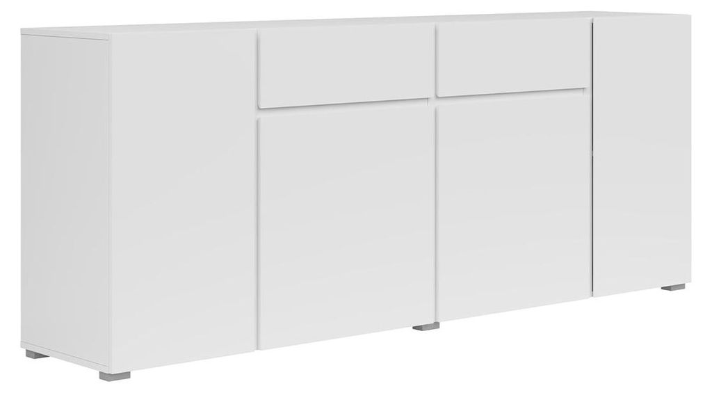 Buffet Maxis mit 2 Schubladen und 4 Türen, Weiß, 195cm Produktbild 