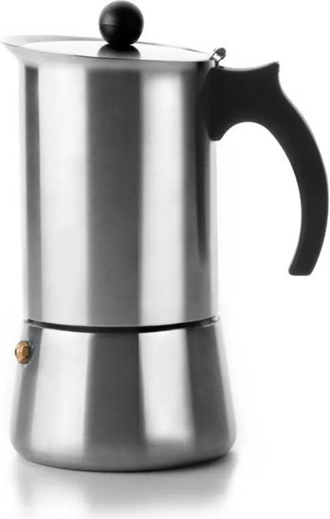 Moka Ibili Indubasic 12 Tazze Argento | Acciaio Inox Induzione