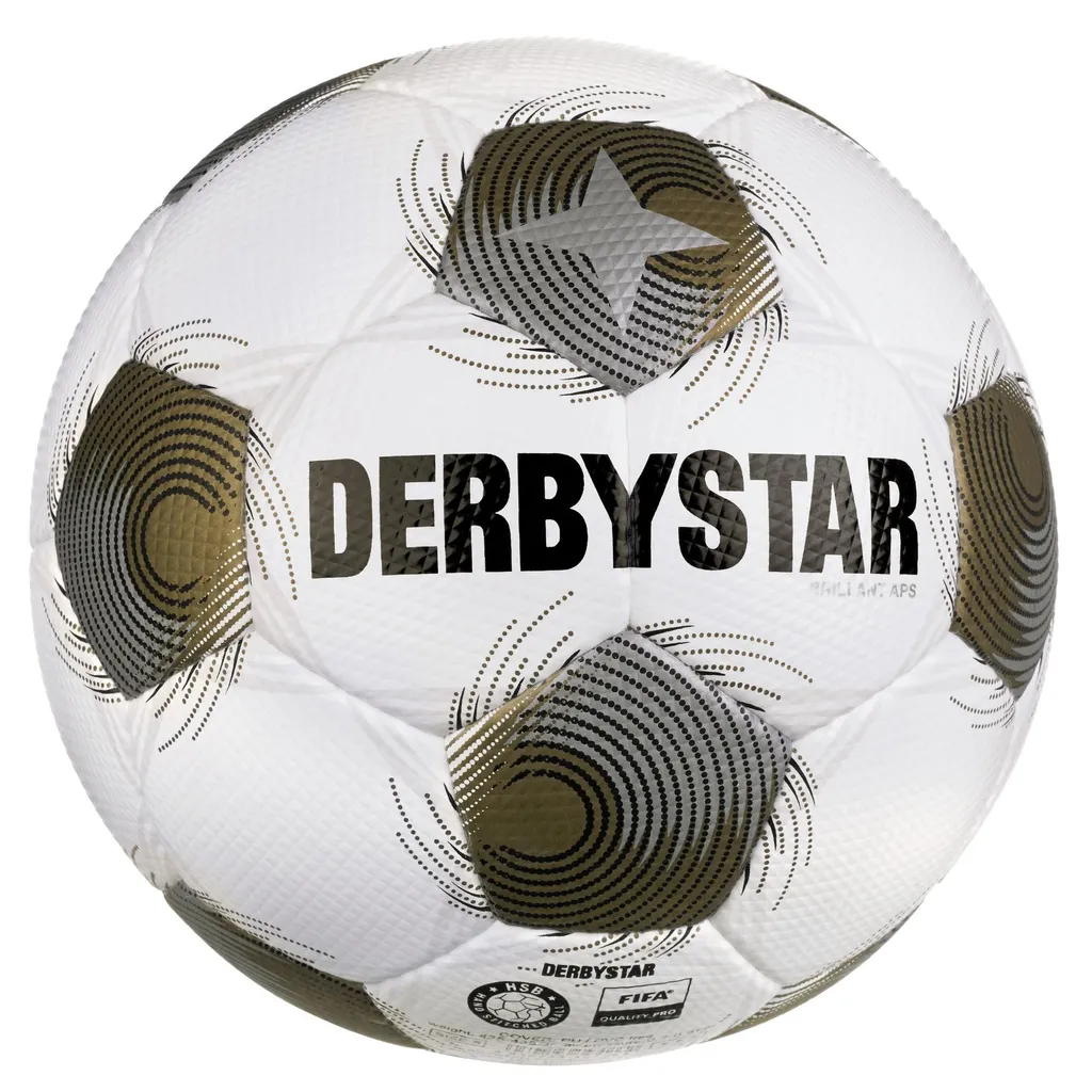 Ballon Derbystar Brillant APS v25 Blanc T5 : Précision de Trajectoire