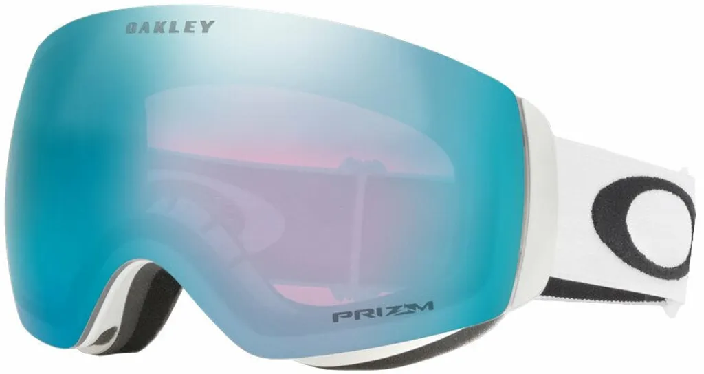 Masque de snowboard Oakley Flight Deck XM Blanc pour Visage Moyen