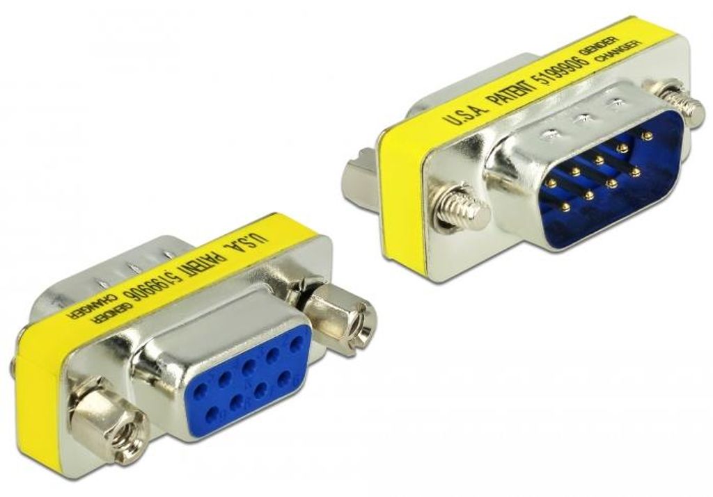 DELOCK Adapter D-Sub9 -> D-Sub9 St/Bu