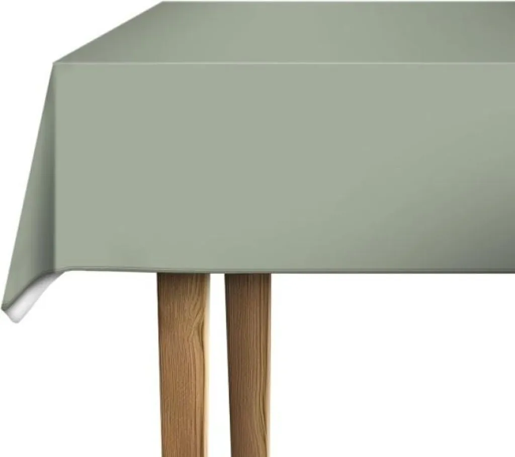 Tovaglia d-c-fix Verde Salvia 220x150 cm - PVC-Free Antimacchia