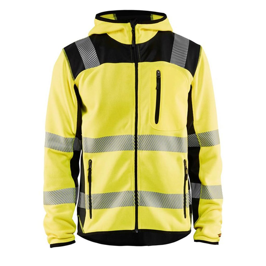 Blakläder High Vis Strickjacke 4923 2120 in zwei Farben, Farbe:gelb/schwarz, Größe:M