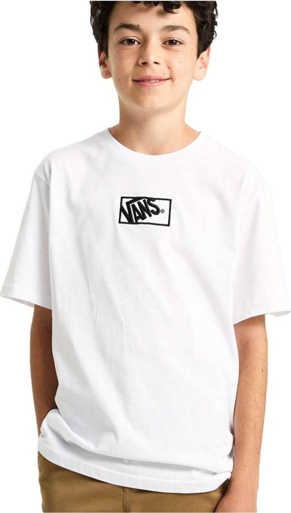 Vans By Blocked Box Kurzarm-t-shirt Weiß XL Junge Weiß XL