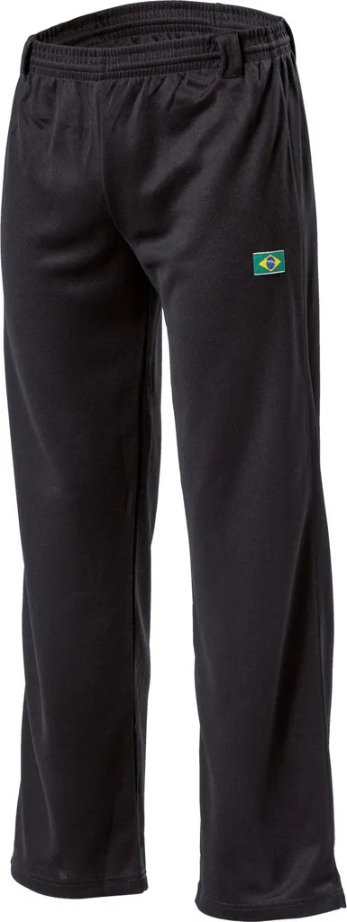 Pantalon Capoeira noir taille L - Vêtement de sport ample en coton