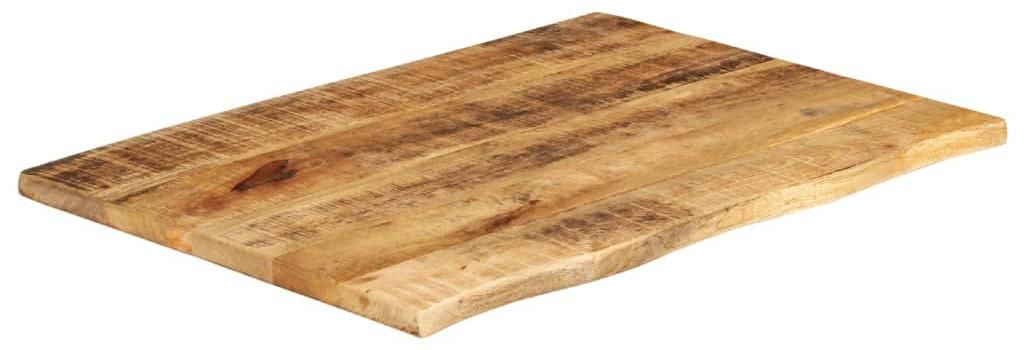 vidaXL Blat 80x60x3,8 cm krawędź z litego drewna Szorstkie Zdjęcie produktu 