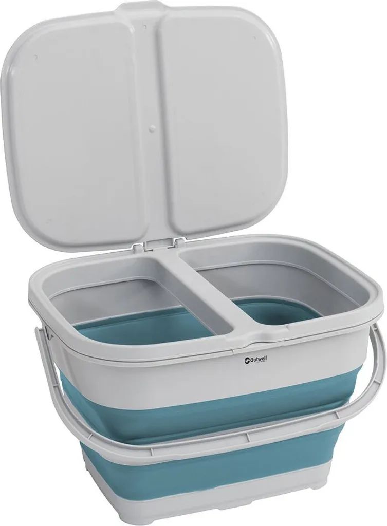 Outwell Seau Double Pliable Transparent - Taille Unique Accessoire Camping