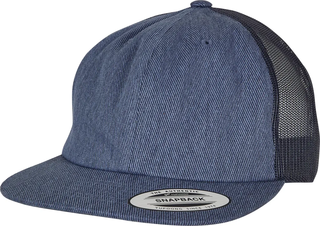 Cappello trucker in denim FLEXFIT