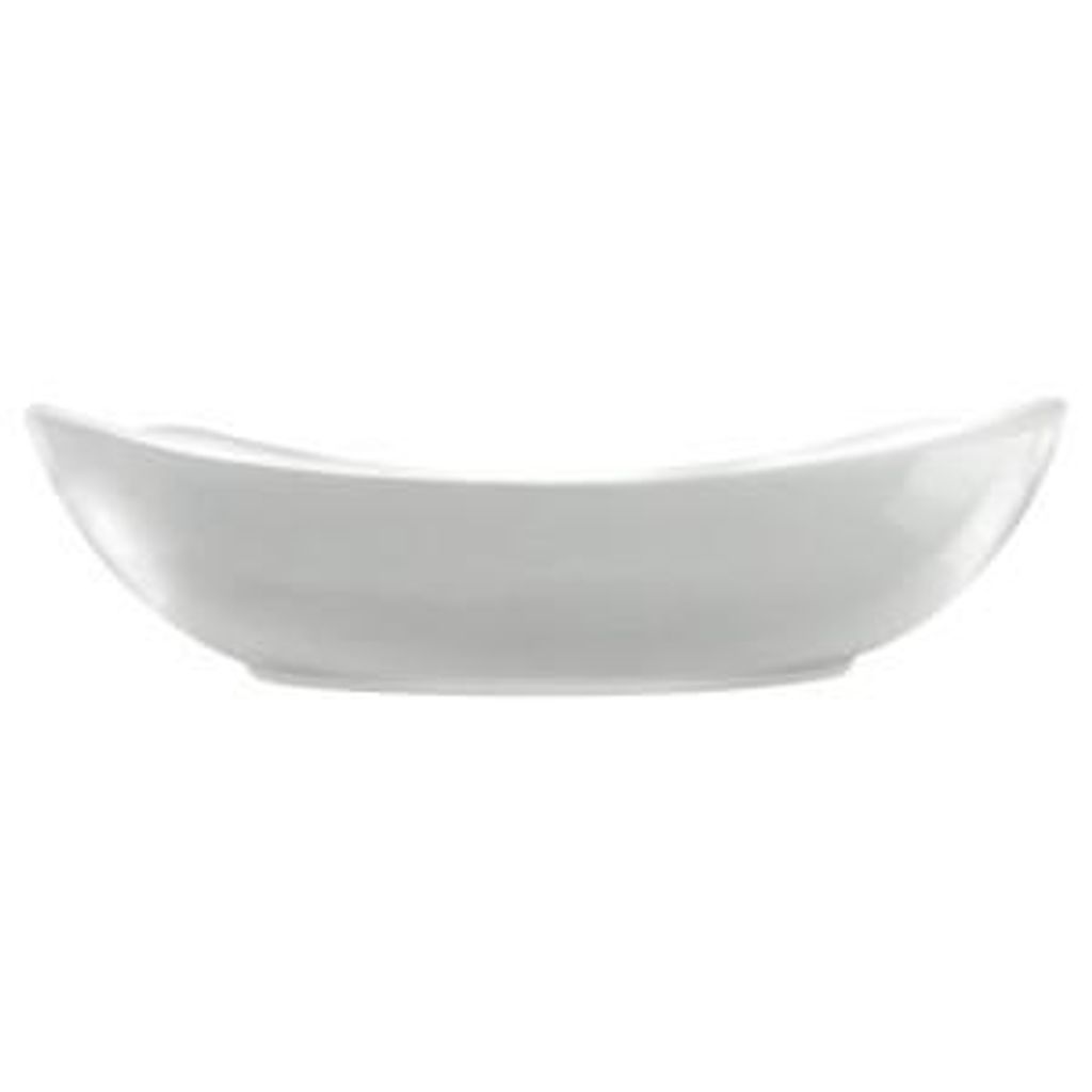 Umywalka nablatowa owalna KERRA KR-901, ceramiczna, biała, Zdjęcie produktu 