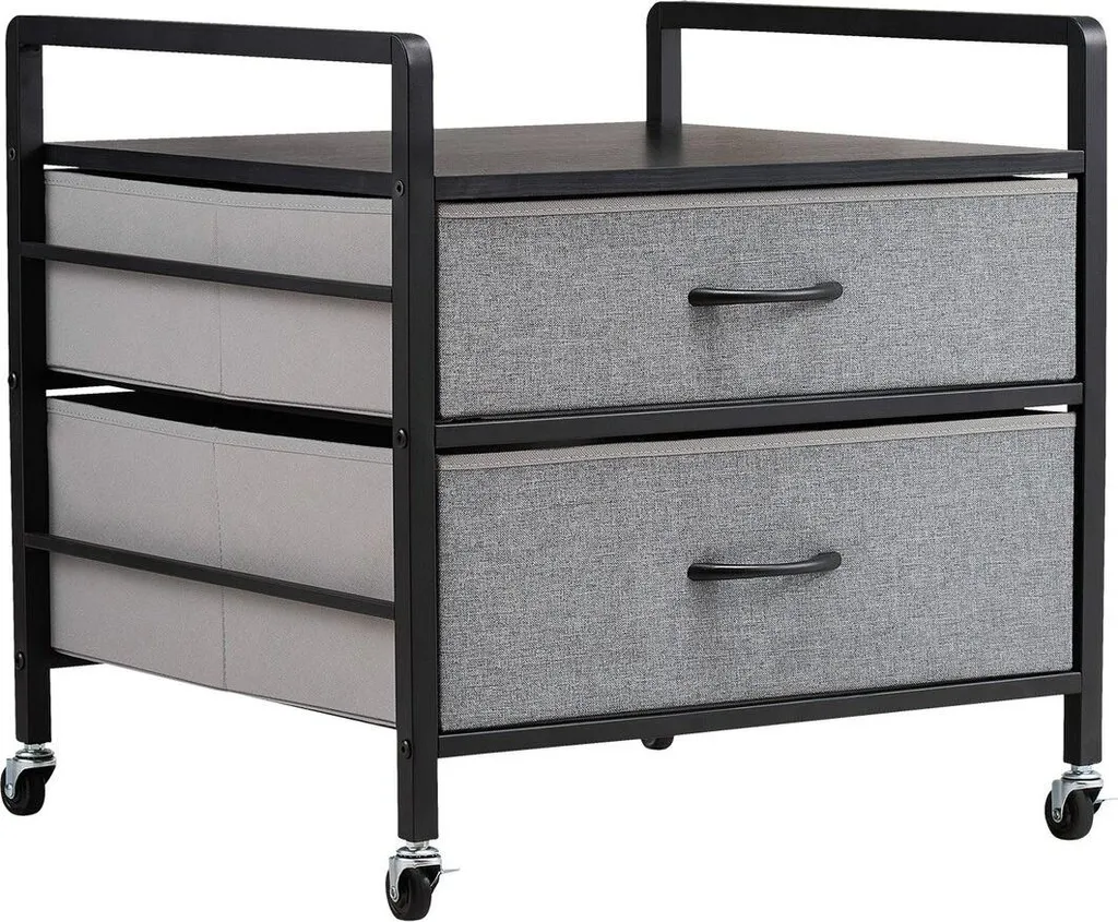 Mini réfrigérateur 2 tiroirs gris : fini le manque de place et poids