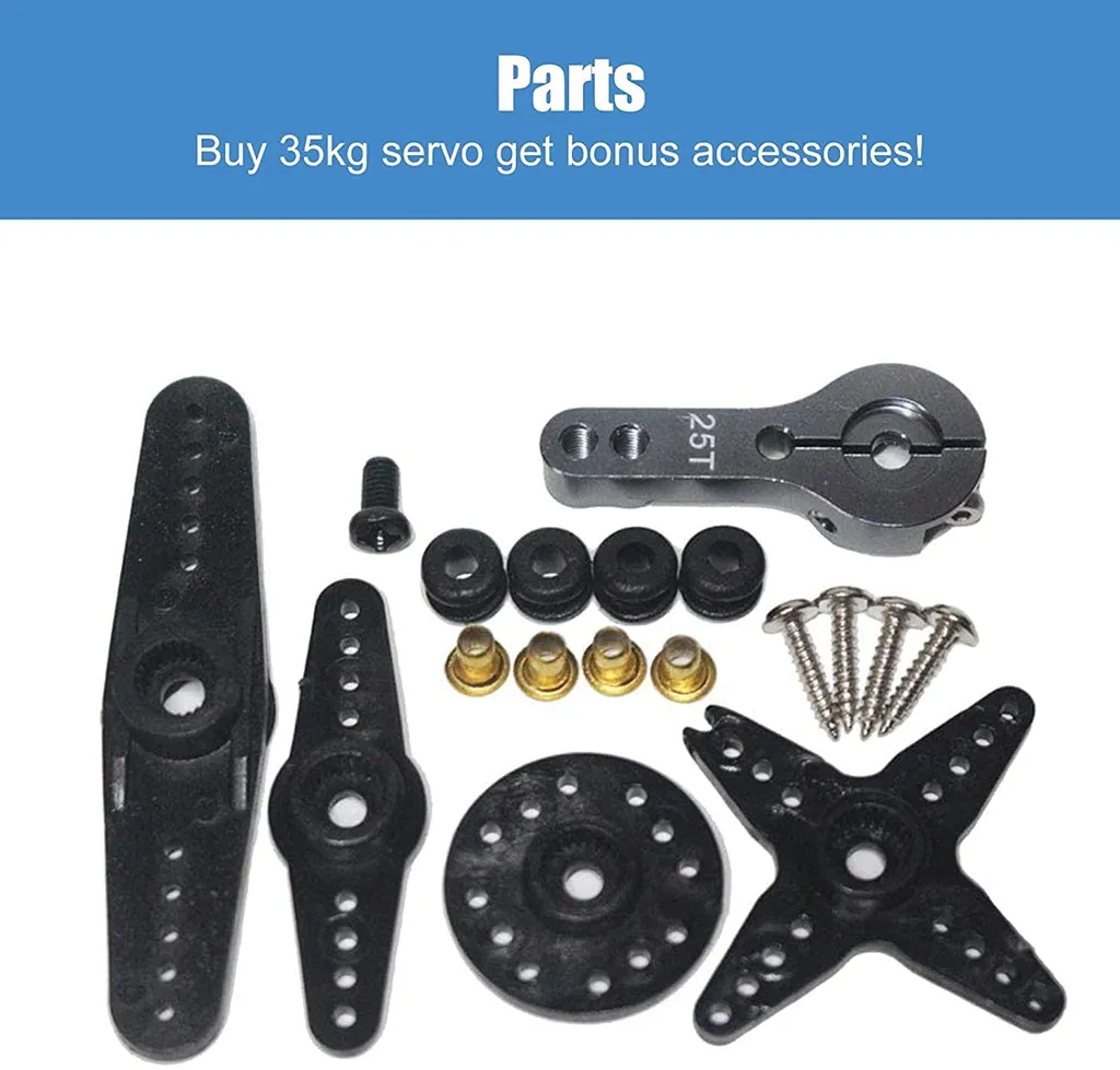 Servo Numérique DS3235 PRO 35kg Coreless Pignons Acier 18T 180° RC