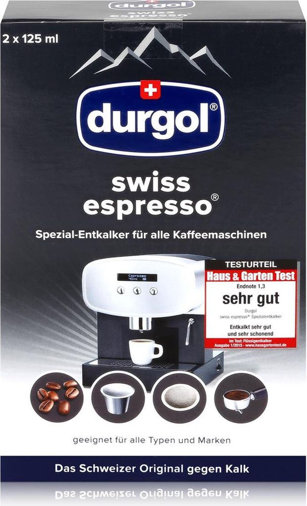 Durgol Swiss Spezial Espresso Entkalker 6 Fl. a 125ml + 3 Produktbild 4