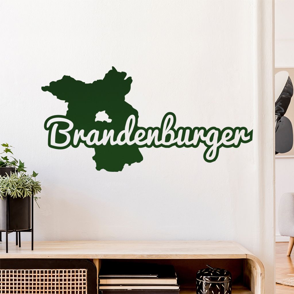 Brandenburger herkunft Wandtattoo Wandaufkleber Wall Sticker - Dekoration, Küche, Wohnzimmer, Schlafzimmer, Badezimmer