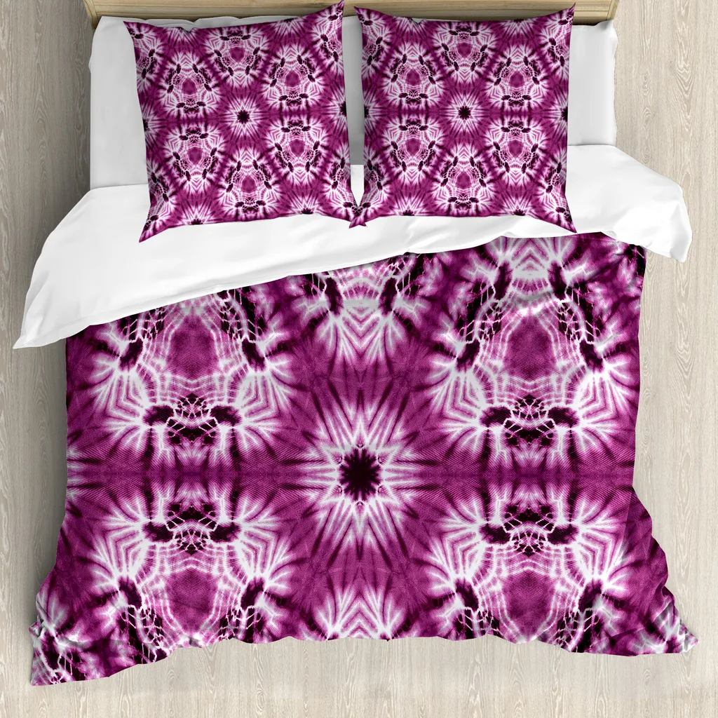 Set Letto Matrimoniale Antiacaro Viola Artistico ABAKUHAUS