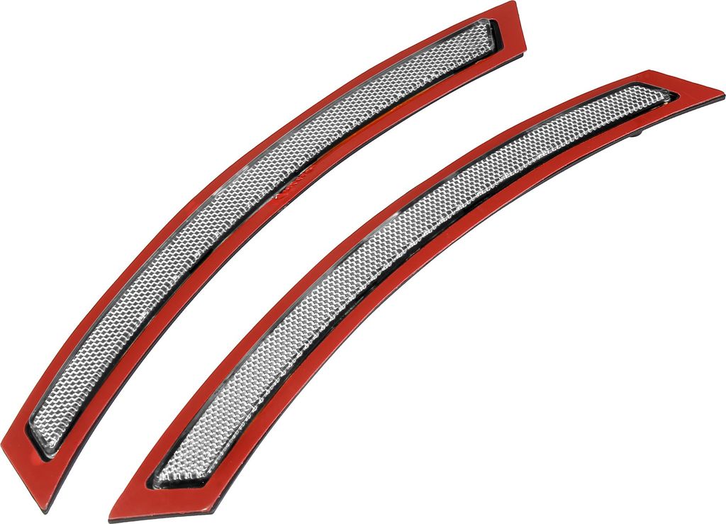 1 Paar Auto Vornestoßstange Reflektor Marker Weiß 63147290093 63147290094